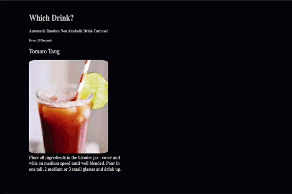 Liquid Drink API project demo
