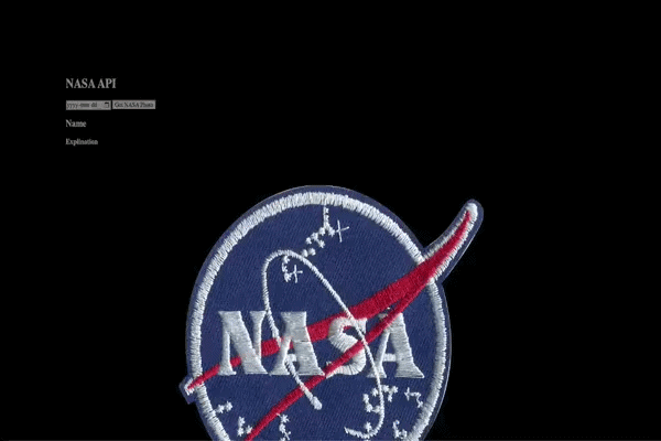 NASA Explorer API project demo